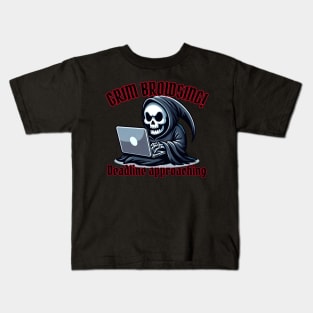 Grim reaper coding Kids T-Shirt